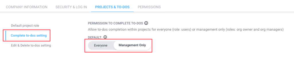 Complete todo