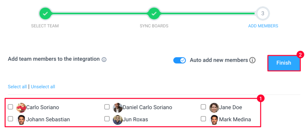 trello integration add members