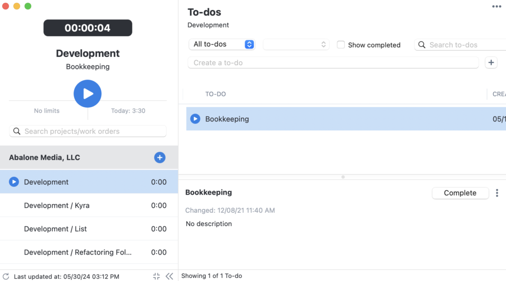 insightly desktop tracking sample