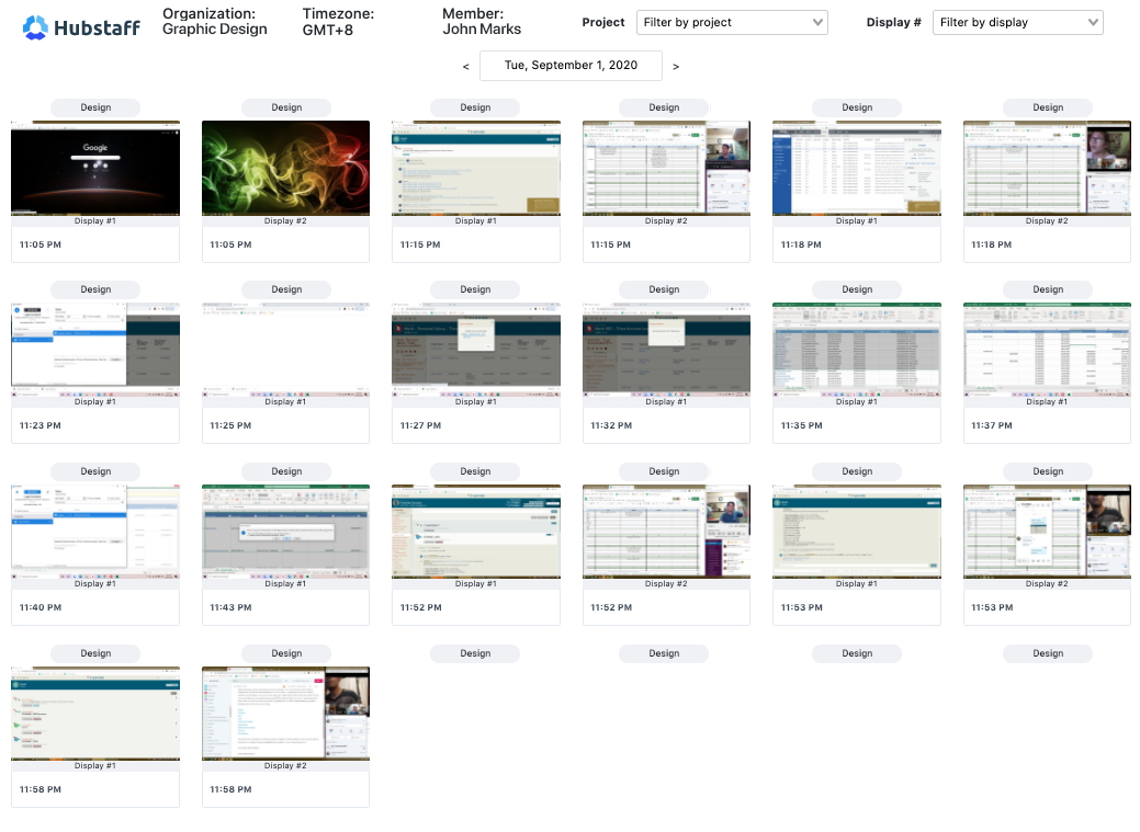 Hubstaff ScreenshotViewer - View exported screenshots