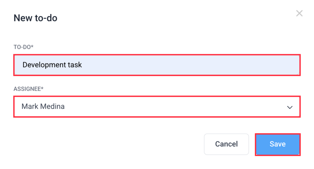 new to do save