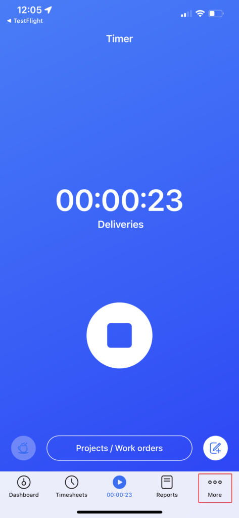 iOS time tracking play