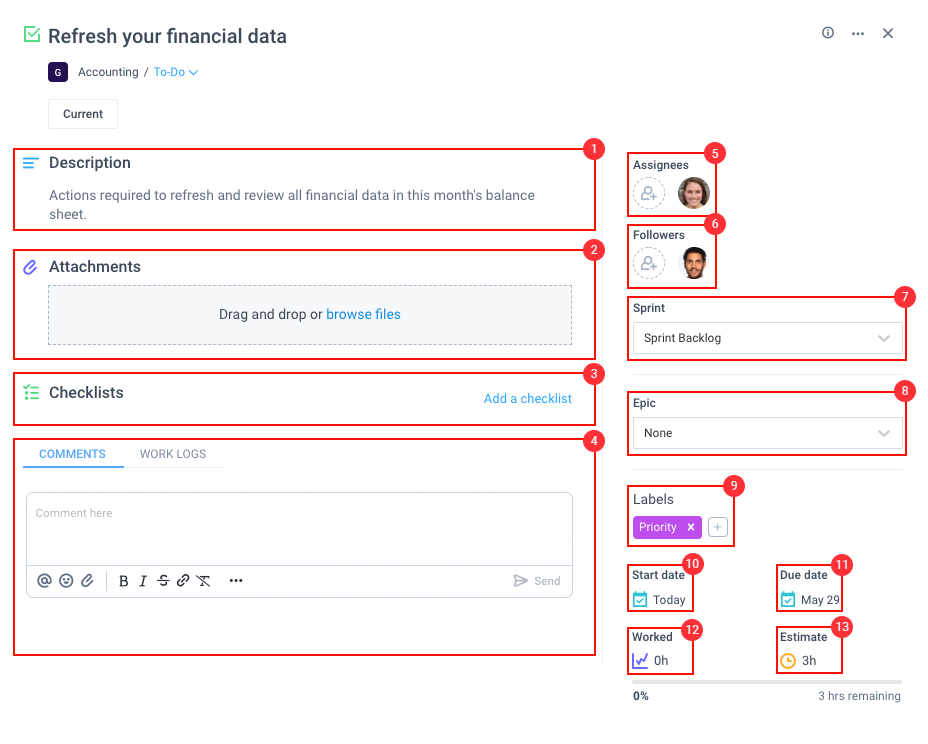 task features