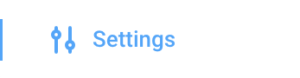 tasks settings button