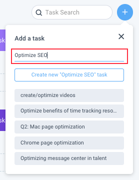 epic add task name