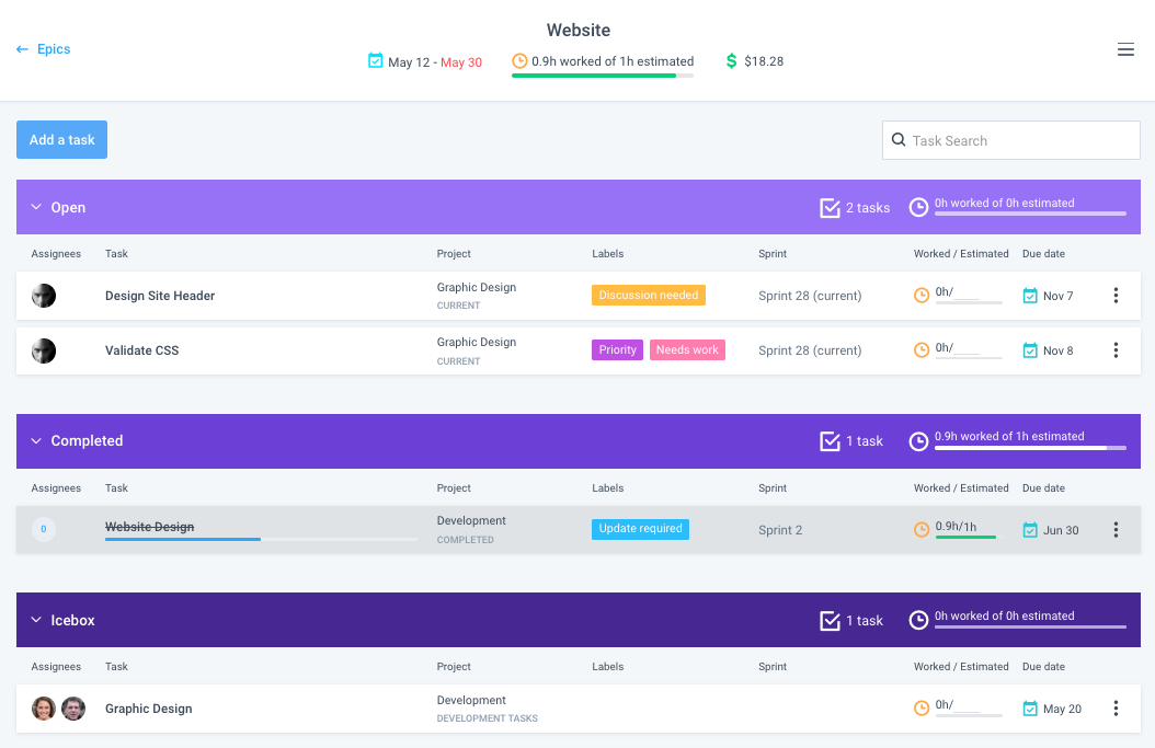 epics overview