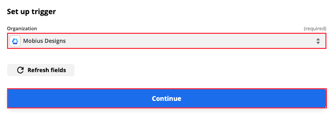 zapier set up trigger