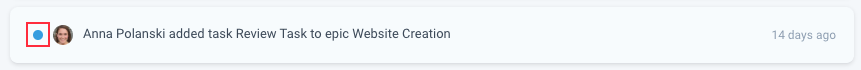 tasks notification unread