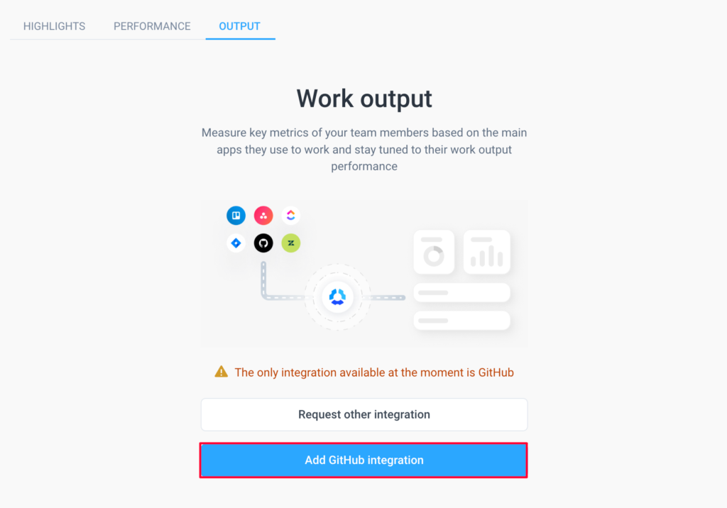 hubstaff insights add github integration